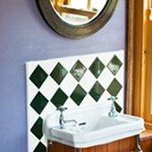 Wash-hand basins in both bedrooms